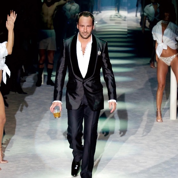 ICONIC GUCCI x TOM FORD RUNWAY W/F 2002 COLLECTION BLACK LEATHER STILETTOS AUTH - Picture 8 of 17